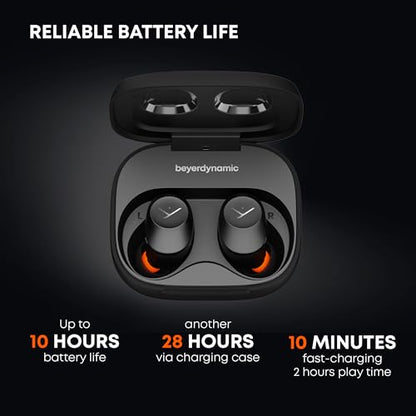 beyerdynamic Amiron 300 True Wireless ANC Earbuds, Bluetooth 5.3, Cream - color: Cream