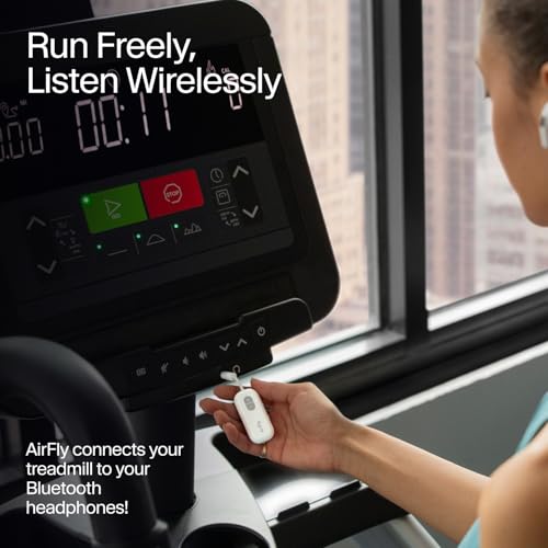 Twelve South AirFly SE Iridescent Bluetooth Wireless Audio Transmitter Receiver for AirPods or Wireless Headphones - Use with Any 3.5mm Audio Jack for Airplane, Gym Equipment, TV, iPad/Tablet and Auto