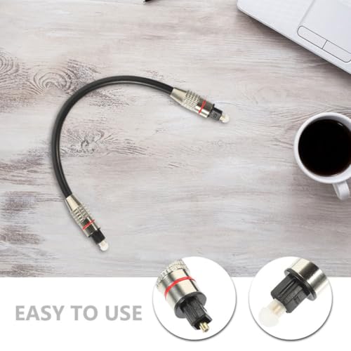Digital Optical Audio Cable for Tv and Home Theater Setup Impact-Resistant PVC Fiber Audio Cable Replacement 1 Meter Easy to Store