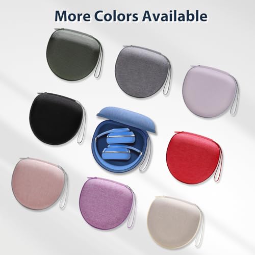 Headphone Case for JLab/Beats/TOZO/BERIBES/Picun Etc Headphones, Blue | for JLab JBuds Lux ANC/Go Lux ANC, Beats Studio Pro/Solo 4 3,TOZO HT3,KVIDIO Etc Headphone, Hard Shell Case for Travel Home - color: Blue