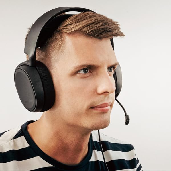 SteelSeries Arctis 3 - All-Platform Gaming Headset - for PC, PlayStation 5, Xbox One, Nintendo Switch - Black - color: Black, style: Arctis 3