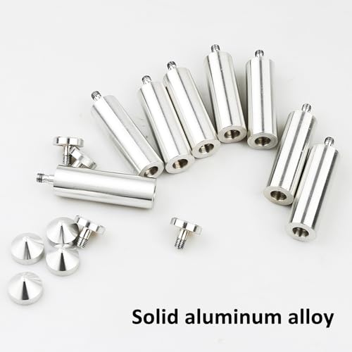 Mini Acrylic Audio Component Rack, Open 2-Layer Rack Aluminium Holders, Small Desktop Multimedia Storage, 3kg Load Capacity, for HiFi Audio Equipment Dac Amplifier Amp - color: B