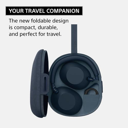 Sony WH-1000XM6/B Best Wireless Noise Canceling Headphones Black Bundle with Deco Gear Wood Headphone Display Stand Secure Tabletop Holder/Gaming Headset Hanger - color: Black