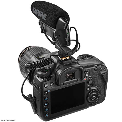Shure VP83 LensHopper Camera-Mounted Condenser Shotgun Microphone for use with DSLR Cameras and HD Camcorders - Capture Detailed, High Definition Audio with Full Low-end Response - style: Standard