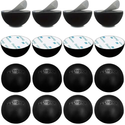 1.25" Silicone Hemisphere Bumpers Isolation Feet, 16Pack Non Skid Speaker Isolation Pads,for Small Speaker Spikes,Turntable Isolation,Subwoofer,Record Player Sound Dampening&Anti Vibration - size: 1.25"-16pack