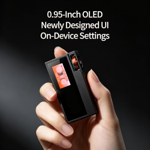 SHANLING UA6 II Portable Headphone Amplifier, The First 8×CS43131 Flagship USB Dongle DAC AMP, 133dB SNR, Supports 768kHz/32bit & DSD512, 365mW@32Ω Balanced Output, 3.5mm+4.4mm Jacks (Black) | 8×CS43131 Flagship USB Dongle DAC AMP, 133dB SNR, 768kHz/32bit