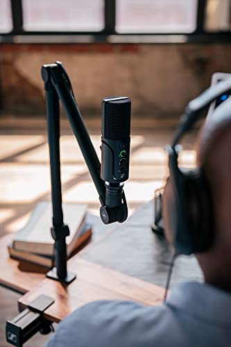 Sennheiser Professional Profile USB Microphone Streaming Set with Boom Arm, 3 m USB-C Cable & Mic Pouch - style: Streaming Set