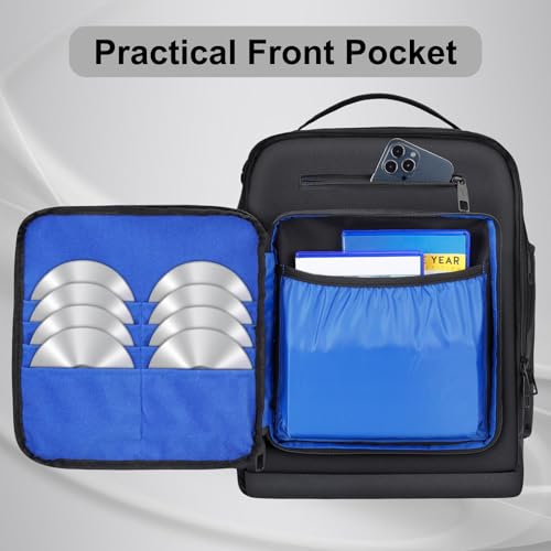 GDNasist Game Console Backpack Compatible with PS5/PS5 Pro/PS5 Slim - style: Front-opening Style