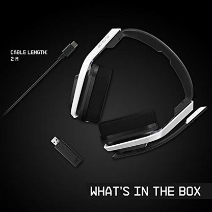 ASTRO Gaming Logitech G A20 Gen 2 Wireless Headset PlayStation - White/Blue | Compatible with PlayStation 5, PlayStation 4, PC, Mac - style: PS5, PS4, PC/Mac