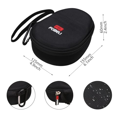 FBLFOBELI Kids Headphone Case for BAICLUD/Mehomeli/JusTalk/iClever/LOBKIN | Hard EVA Shell, Kids Bluetooth Air Conduction Open Ear Headphones Case, Shockproof & Water-Resistant, Black - color: Black