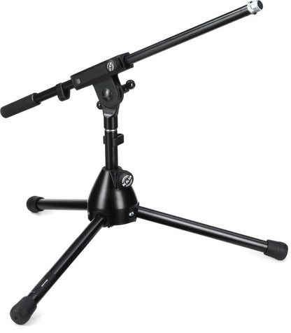 K&M - Konig & Meyer 25910.500.55 - Very Low Level Microphone Compact Stand - 1-piece Boom Arm - Zinc Die-Cast Base - Professional Grade For all Musicians - German Made - Black