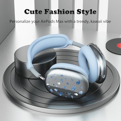 for AirPods Max Headphones Fish Ear Covers for AirPods Max 2 - color: Fish C/Blue