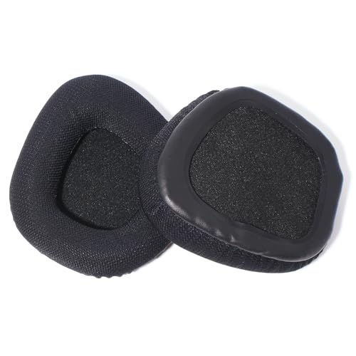 Replacement Mesh Ear Pads for Corsair Void Gaming Headsets - Black | Ear Cushion Covers for Corsair Void/Void Pro/Void Elite RGB Wired & Wireless Headphones