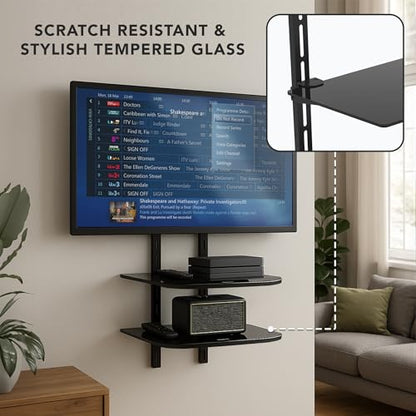 Mount-It! MI-8402 LCD, LED, Plasma TV Wall Mount Bracket - size: Dual