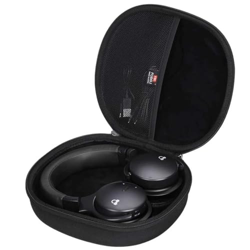 FBLFOBELI Hard Headphone Storage Case for Silensys E7 / PurelySound E7 / MOVSSOU E7 / COWIN E7 / Tapela E7 / Audonia E7 Active Noise Cancelling Bluetooth Headphones (Case Only) (Black) - color: Black