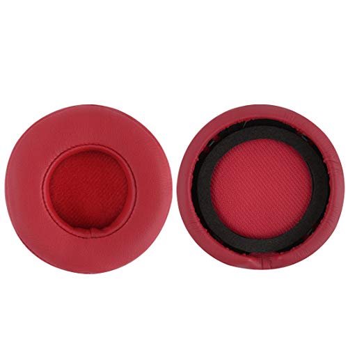 Geekria Replacement Ear Pads for Monster Beats MIXR Headphones Ear Cushions, Repair Parts (Red) - color: Red