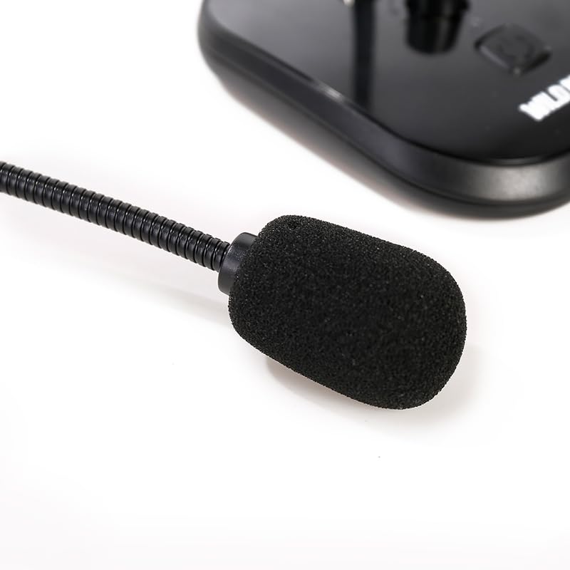 WILD MAN USB Computer Microphone, Plug &Play Desktop Condenser PC Laptop Mic,Mute Button with LED Indicator, Compatible with Windows/Mac, Ideal for YouTube,Zoom,Recording,Twitch Games