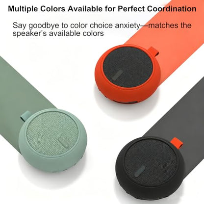 Silicone Case Cover for Xiao Mi Bluetooth Speaker Essential Shock Absorbing Scratch Resistant Soft Silicone Baby-Skin Touch Protection Protective Sleeve (Green) - color: green