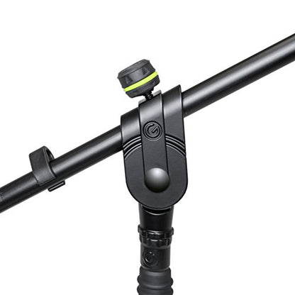 Gravity Microphone Stand MS 2321 B Microphone Stand with Round Base and Boom 2-Point Adjustment, black