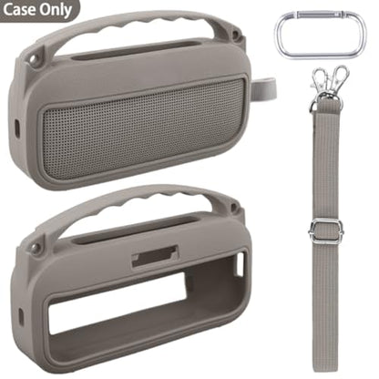 Aenllosi Case for Bose SoundLink Flex 2nd Gen Speaker Sandstone | Drop Resistant Protection, Water Resistant Protection, Dust Proof Protection, Protective Case Only - color: Sandstone, style: Silicone Cover for Bose SoundLink Flex 2nd Gen