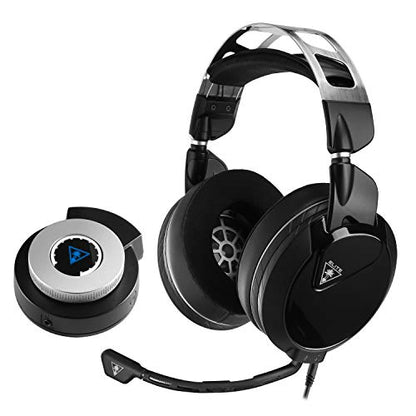 Turtle Beach Elite Pro 2 + SuperAmp Performance Gaming Headset for PS5, PS4, PlayStation, PC, & Mobile Devices with Bluetooth - Surround Sound, 50mm Speakers, Memory Foam Cushions - Black - color: Black, style: Elite Pro 2 + SuperAmp