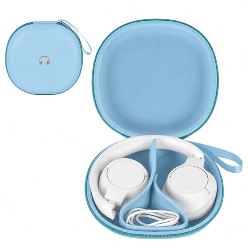 Comecase Headphone Case for JBL Tune 770NC，for JBL Live, 770NC, 660NC, 650B | Adjustable Divider, Cable Space and Carry Handle for Commuting, Gym and Travel, Students and Music Lovers, Case Only - Blue - color: Green