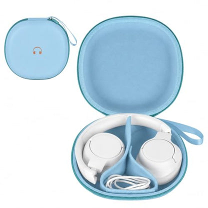 Comecase Headphone Case for JBL Tune 770NC，for JBL Live, 770NC, 660NC, 650B | Adjustable Divider, Cable Space and Carry Handle for Commuting, Gym and Travel, Students and Music Lovers, Case Only - Blue - color: Green