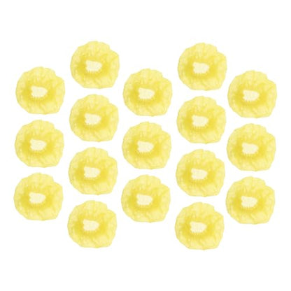 LIOOBO 200 Pcs Disposable Non-Woven Microphone Cover Yellow Blowout Protective Cap for Recording and Shared Environments Moisture-Resistant Microphone Accessories