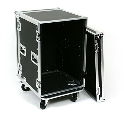OSP Cases | ATA Road Case | 16-Space Amp Rack | 20" Deep | RC16U-20 - size: 16 Space, 20"