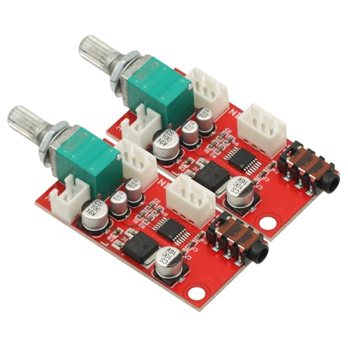 2 Pcs Headphone Amp MAX4410 Headphone Amplifier Board Headset Amplifier Mini Amp for Pre-Amplifier Single Battery Power 80mw*80mw