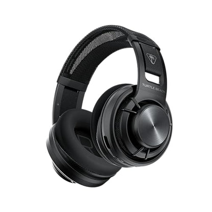 Turtle Beach Atlas Air Wireless Open-Back Headset for PC, PS5, PS4, Mobile | PlayStation, 24-Bit High-Fidelity Audio, Adjustable Mic, Rechargeable 50-Hr Battery, Memory Foam Cushions, Lightweight, Black