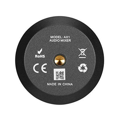 Saramonic Miniature 2-Channel 3.5mm Microphone & Audio Mixer with TRS & TRRS Output Cables for Cameras, Smartphones, Computers & More (AX1)
