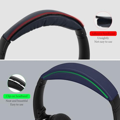 Geekria Headband Pad Compatible with Bose QuietComfort 35 ii Gaming, QC35II/ QC35/ QC45/ QCSE Headphones, Replacement Band Repair Part (Dark Blue) - color: Dark Blue