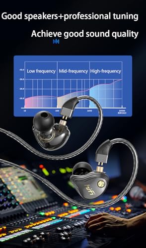 3.5mm Wired IEM Earbuds with Mic, 10mm Driver, Detachable Cable | 10mm HiFi sound, detachable 4N OFC cable and noise-isolating fit for music, gaming, calls and daily use. - color: Silver, size: 3.5mm