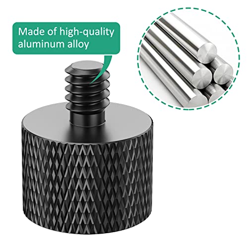 Mic Stand Adapter 5/8 female to 1/4 male Screw Adapter Mic Thread Screw for Microphone Stand Mic Mount 8 Piece by Rigych - color: 5/8 - 1/4