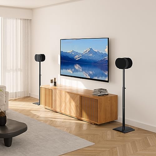Mounting Dream Speaker Stands for Sonos Era 300, Height Adjustable Up to 42.4'', Set of 2 Surround Sound Speaker Stand with Cable Management for Sonos Era 300 Wireless Speaker,13.2 LBS Loading MD5416 - size: Pair,ForSonos Era 300 Speaker