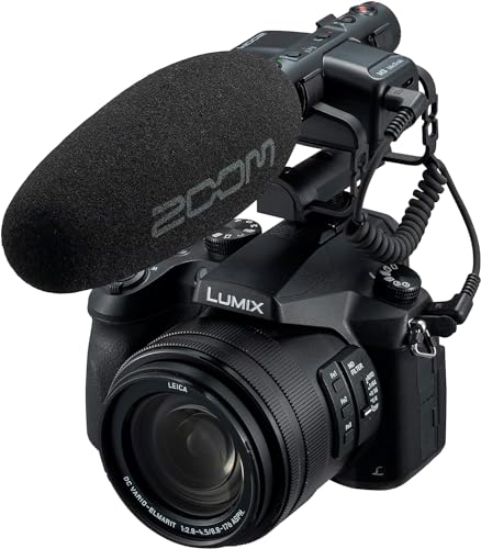 Zoom M3 MicTrak Stereo Shotgun Microphone and Recorder Bundled with 128GB microSD Card, Hi-Speed SD Card Reader, 4 AA Batteries & Charger, Cleaning Cloth