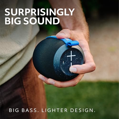 Ultimate Ears WONDERBOOM Play Waterproof Speaker - Black | Dustproof, floating, 131ft (40m) range