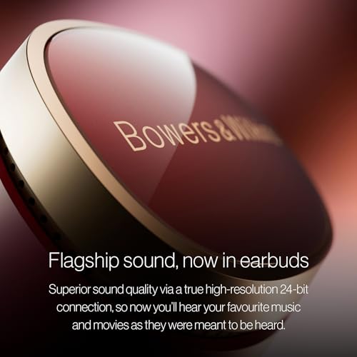 Bowers & Wilkins Pi8 Bluetooth Wireless Earbuds (Dove White), in-Ear Bluetooth Earphones with Qualcomm Chipset & aptX Lossless, Active Noise Cancelling Earbuds, 3 Built-in Mics, 15-Min Quick Charging - color: Dove White