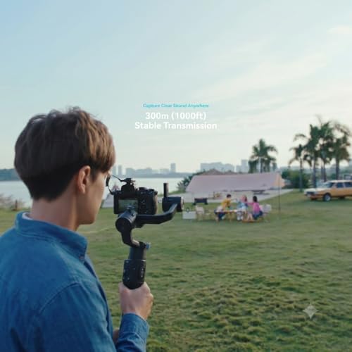Hollyland Lark M2 Duo Wireless Microphone System, 2-Person Clip-On Mic, Noise Cancellation, with 13" Tripod & 16GB MicroSD Card (Shine Charcoal, Camera Version) - color: Shine Charcoal