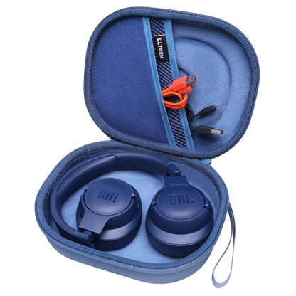 Case for JBL Tune 770NC/510BT/720BT/520BT/670NC/520C Headphones Blue | Hard Carrying Travel Case for JBL Live 770NC/670NC/680NC/780NC Headphones - color: Blue