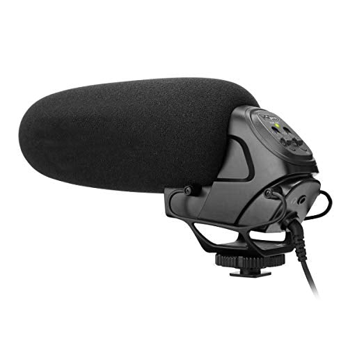 VidPro XM-50 Professional On-Camera Condenser Shotgun Video Microphone DSLR Cameras, Camcorders, Smartphones and Computers for Recording, Interviews, Video Production, Live Conferencing and Studio