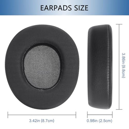 GEVO Cooling Gel Ear Pads Replacement for SteelSeries Arctis Nova Pro Wireless & Nova Elite Gaming Headset, Earpads for Nova Pro Wireless & Nova Elite Headphones with Memory Foam (Cooling Gel Black)