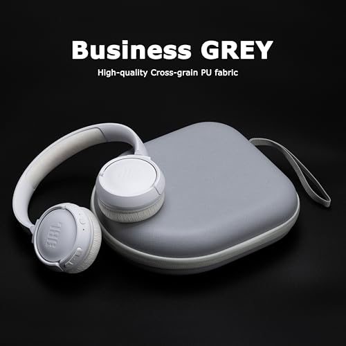 Ginsco Universal Headphone Case Compatible with JBL Tune 510BT 720BT, Sony WH-CH 720N/WH-CH520, with Bose/JBL/Soundcore Life Q20i Q30/BERIBES/TOZO/KVIDIO etc. Waterproof Carrying Case (Gray White) - color: Gray White