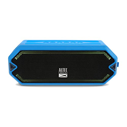 Altec Lansing - HydraJolt Wireless Bluetooth Speaker, Waterproof Portable Speakers with Built in Phone Charger and Lights, Everything Proof Outdoor, Shockproof, Snowproof, 16 Hours Playtime - color: Royal Blue, style: HydraJolt