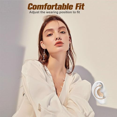 Xmenha Nude Sleep Hidden Headphones Wireless Invisible Earbuds for Sleeping Sleep Tiny Earbuds for Side Sleepers Headphone to Sleep in Tiny Smallest Invisible Earbuds Earphones for Sleeping - color: Skin