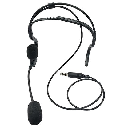Walkie Talkie Earpiece Behind The Head Over Ear Radio Headset Headphone with Boom Mic U94 PTT Compatible for Baofeng Kenwood UV-5R BF-F8HP 888S