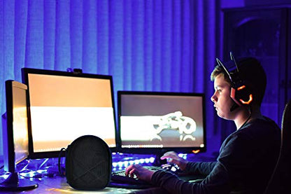 TUDIA EVA Gaming Headset Case Compatible with Corsair Void RGB Headset Logitech G933, G930, G230, G430, G35, Hard Travel Shockproof Storage Case for Wireless Gaming Headset [CASE ONLY]