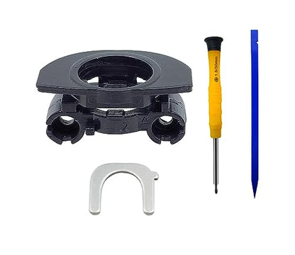 Plastic Left Hinge Swivel + XM4 U Shaped Metal Hinge Lock Grove Replacement for Sony WH-1000XM4 WH1000XM4 Headphone (Left)