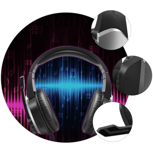 Gaming Headset for Computer Games with Noise Canceling Microphone Black